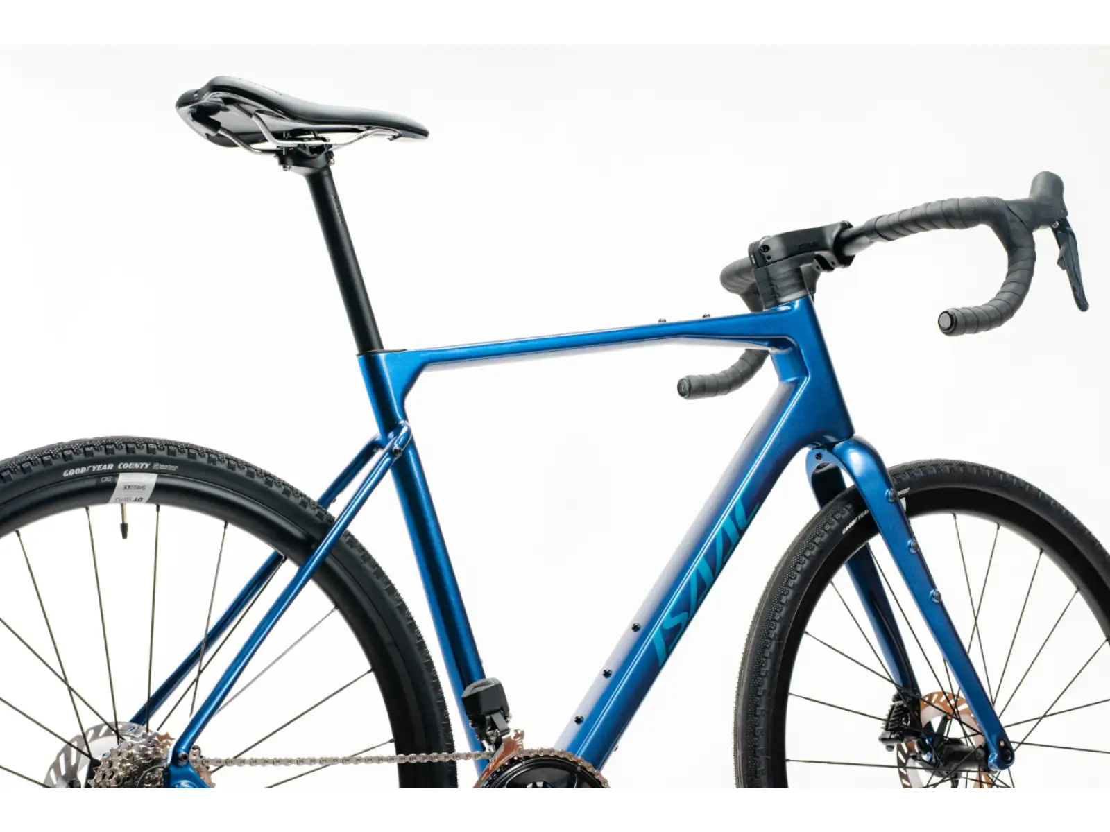 Isaac Kaon 105 Di2 2x12 gravel rower Saphire Blue