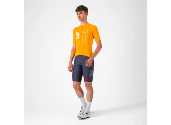 Castelli Espresso R-A/D męska koszulka z krótkim rękawem Vivid Orange