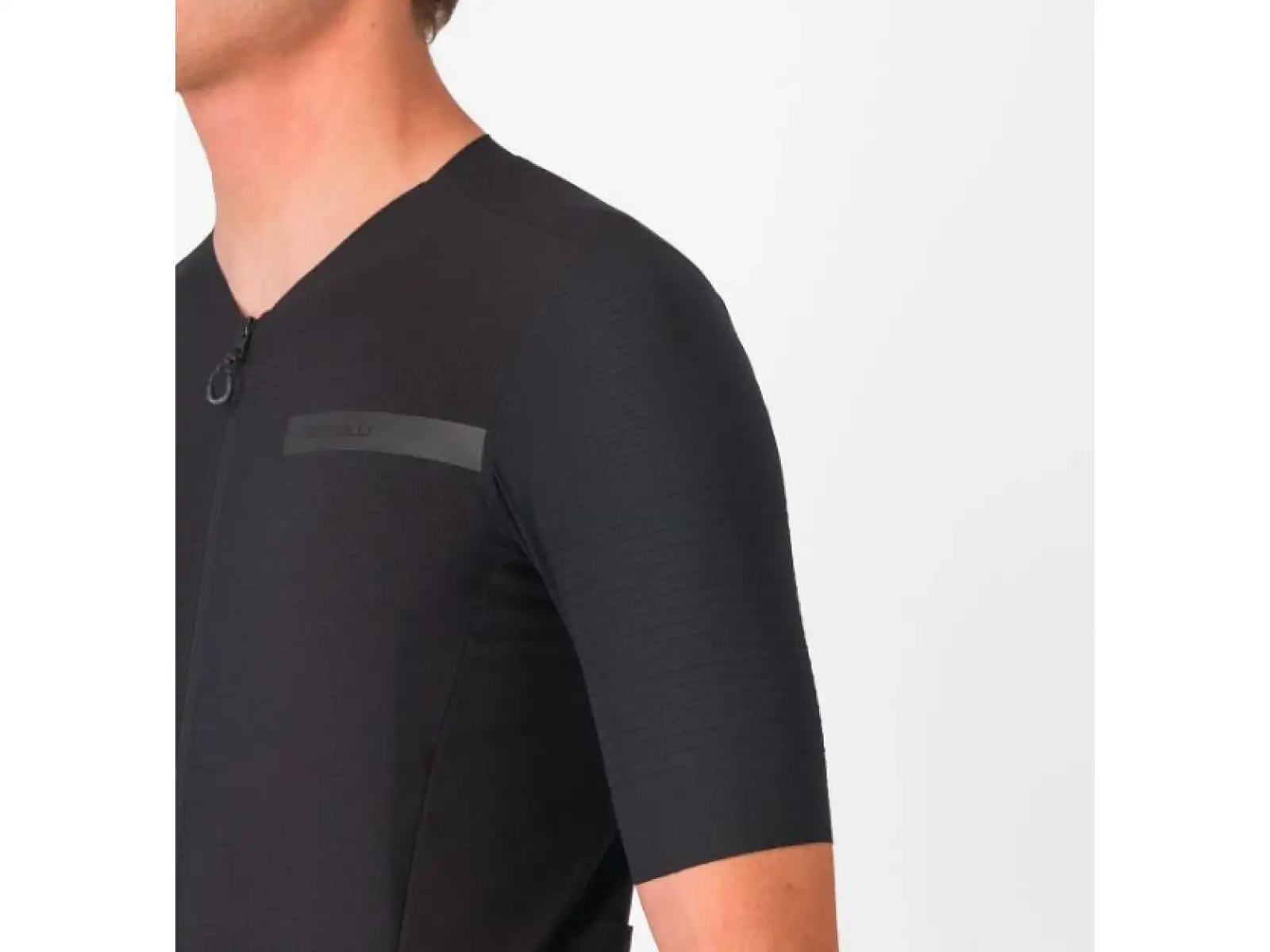 Castelli Premio Evo męska koszulka z krótkim rękawem Light Black