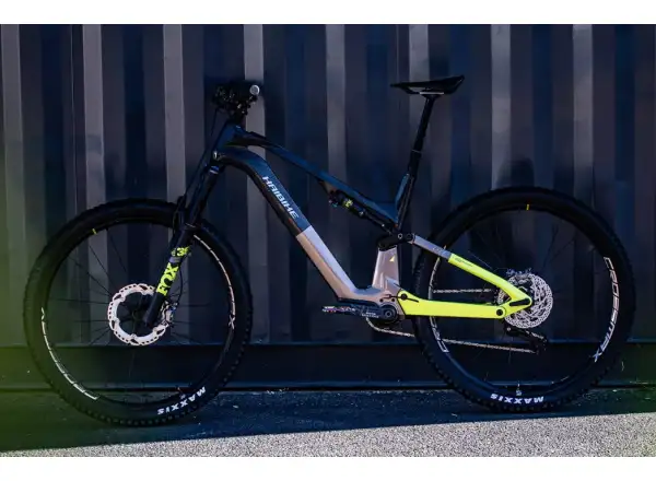 Haibike Lyke CF 11 430Wh w pełni zawieszony rower elektryczny Carbon/Sand/Lime Gloss