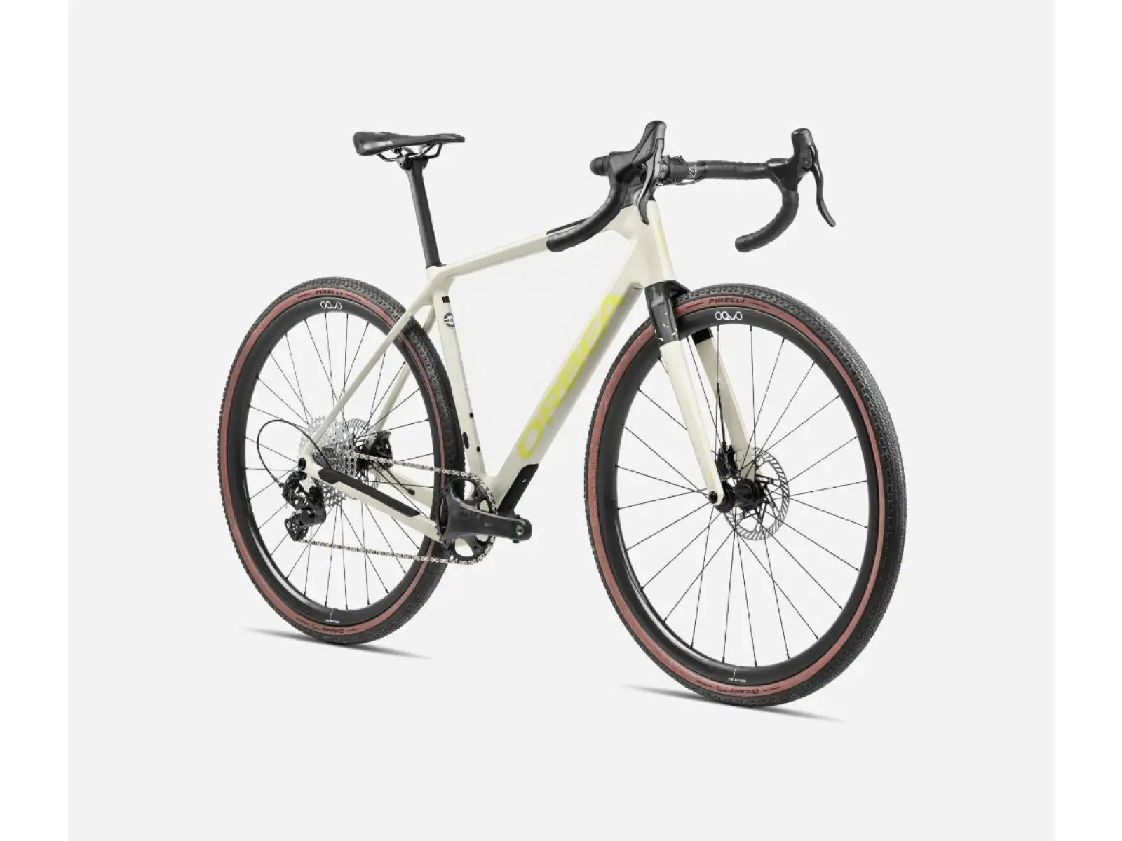 Orbea Terra M22TEAM 1X gravel rower Ivory White/Spicy Lime