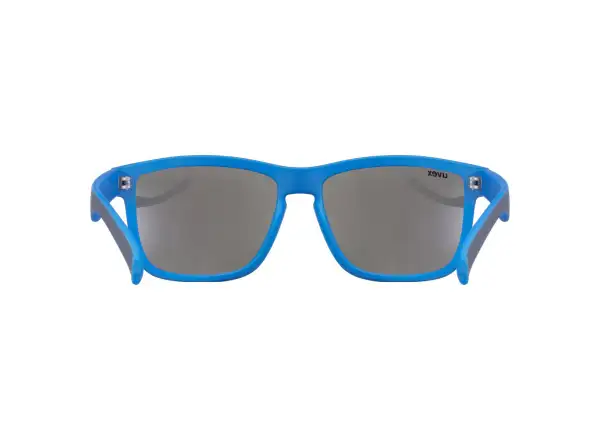 Uvex LGL 39 okulary Grey Mat Blue/Mirror Blue
