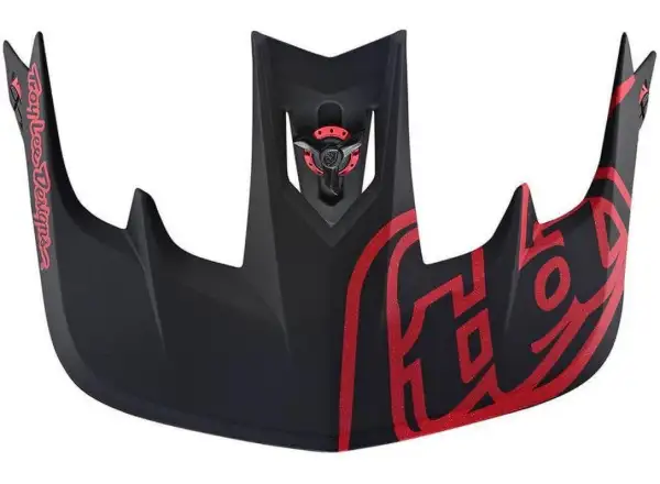 Troy Lee Designs Stage Visor Pinstripe zamienny daszek Black/Red