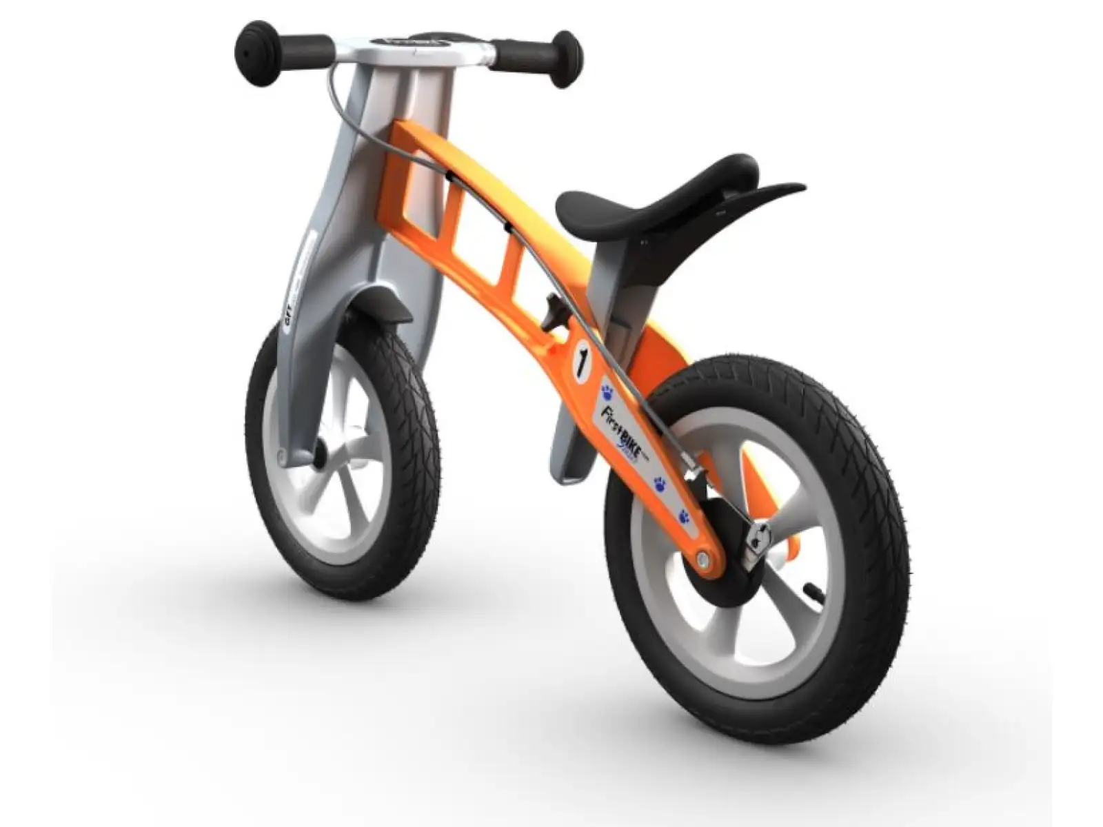 First Bike Street rowerek biegowy dla dzieci pomarańczowa