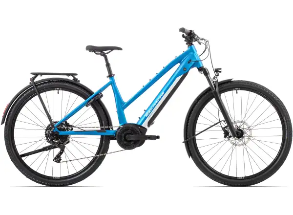 Rock Machine Torrent e50-29 B Touring Easy Entry rower elektryczny trekkingowy Matte Blue/Silver