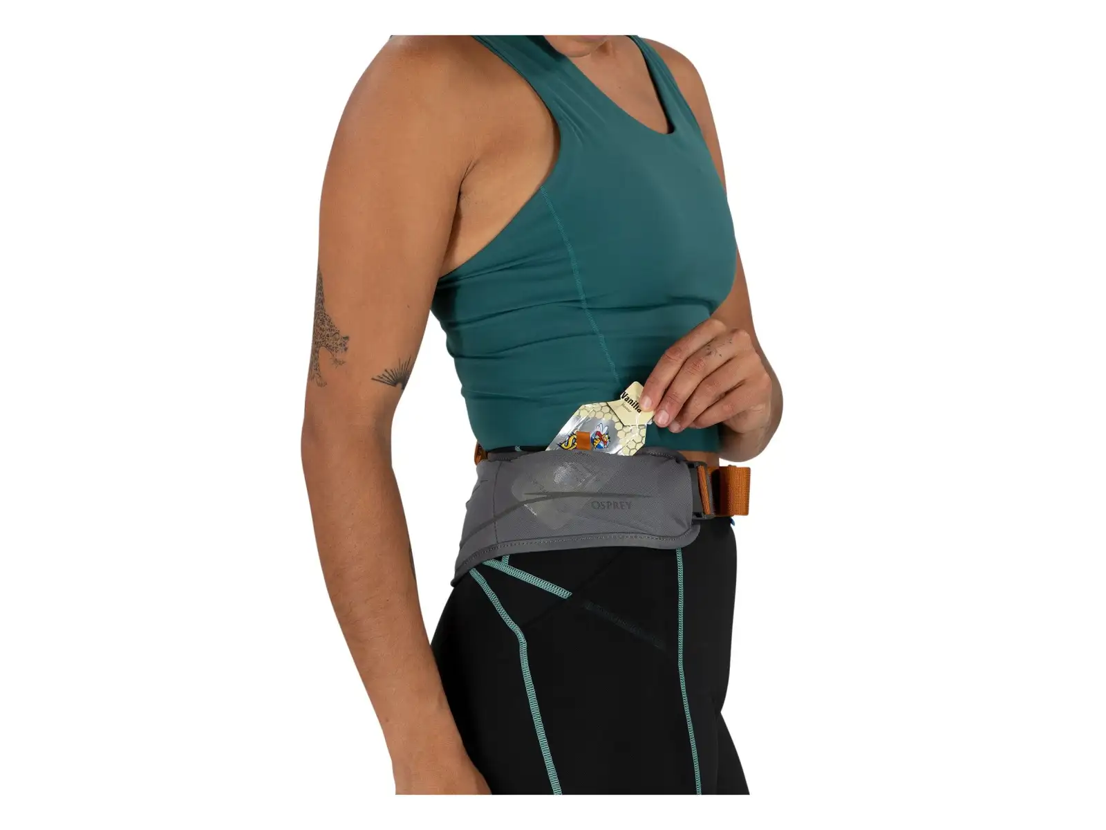 Osprey Duro Dyna LT pas biegowy 0,5 l Phantom Grey/Toffee Orange