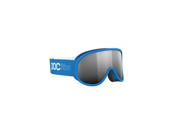 POC POCito Retina dziecięce gogle narciarskie Fluorescent Blue/Partly Sunny Silver