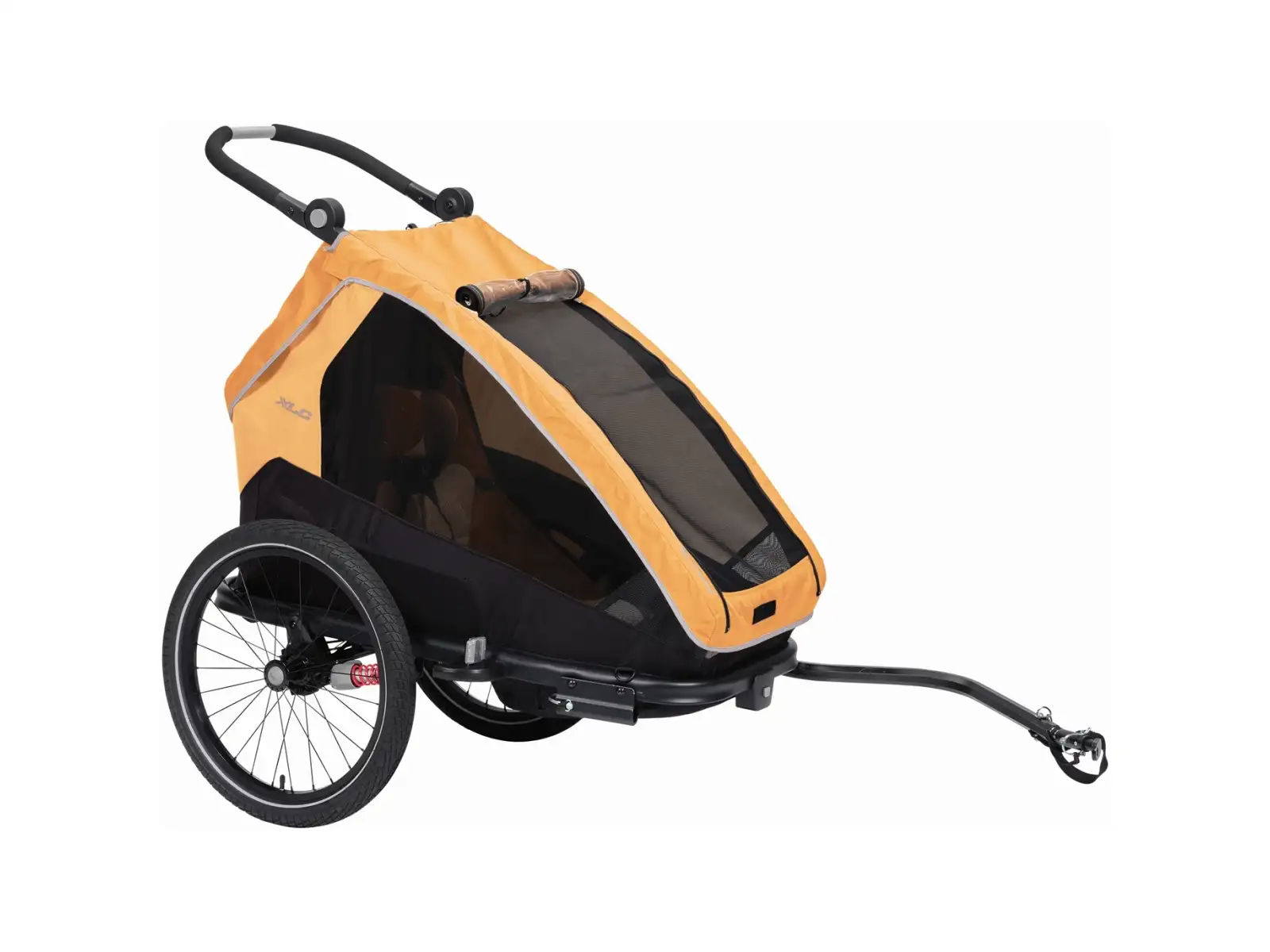 XLC MONOs BS-C09 dziecięcy przyczepka rowerowa 20" Marigold/Anthrazit