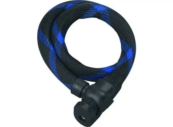 Abus Ivera Cable 7220/85 zamek czarna/niebieska