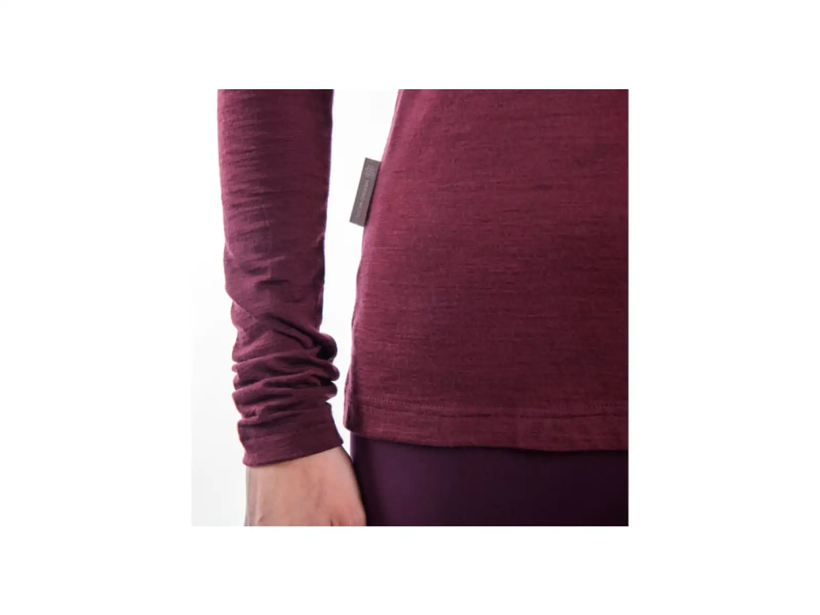 Sensor Merino Air PT Hills damska koszulka długi rękaw Port Red