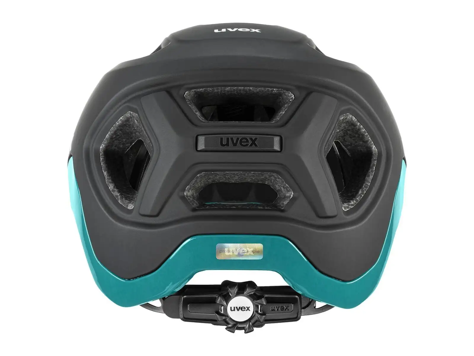 Uvex React kask Black/Teal Matt