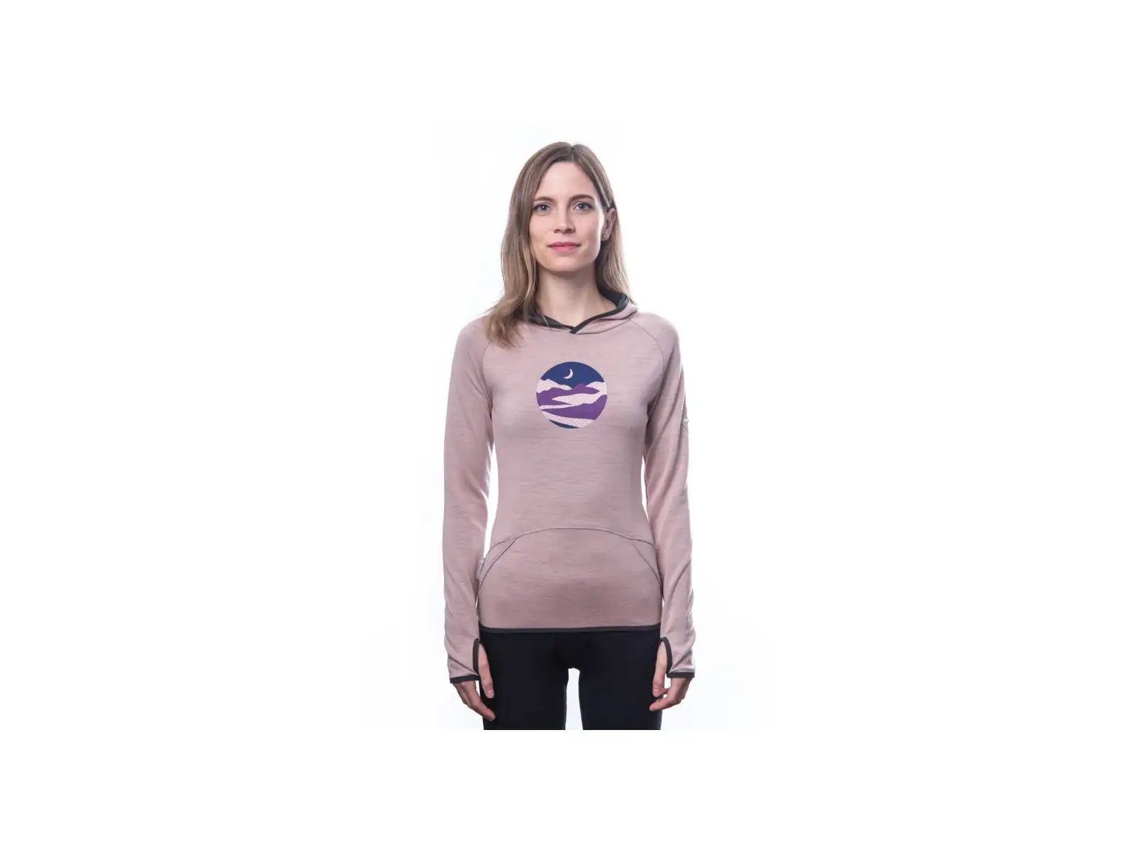 Sensor Merino Upper Triglav damska bluza Dusty Pink