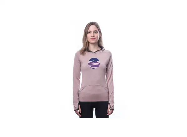Sensor Merino Upper Triglav damska bluza Dusty Pink