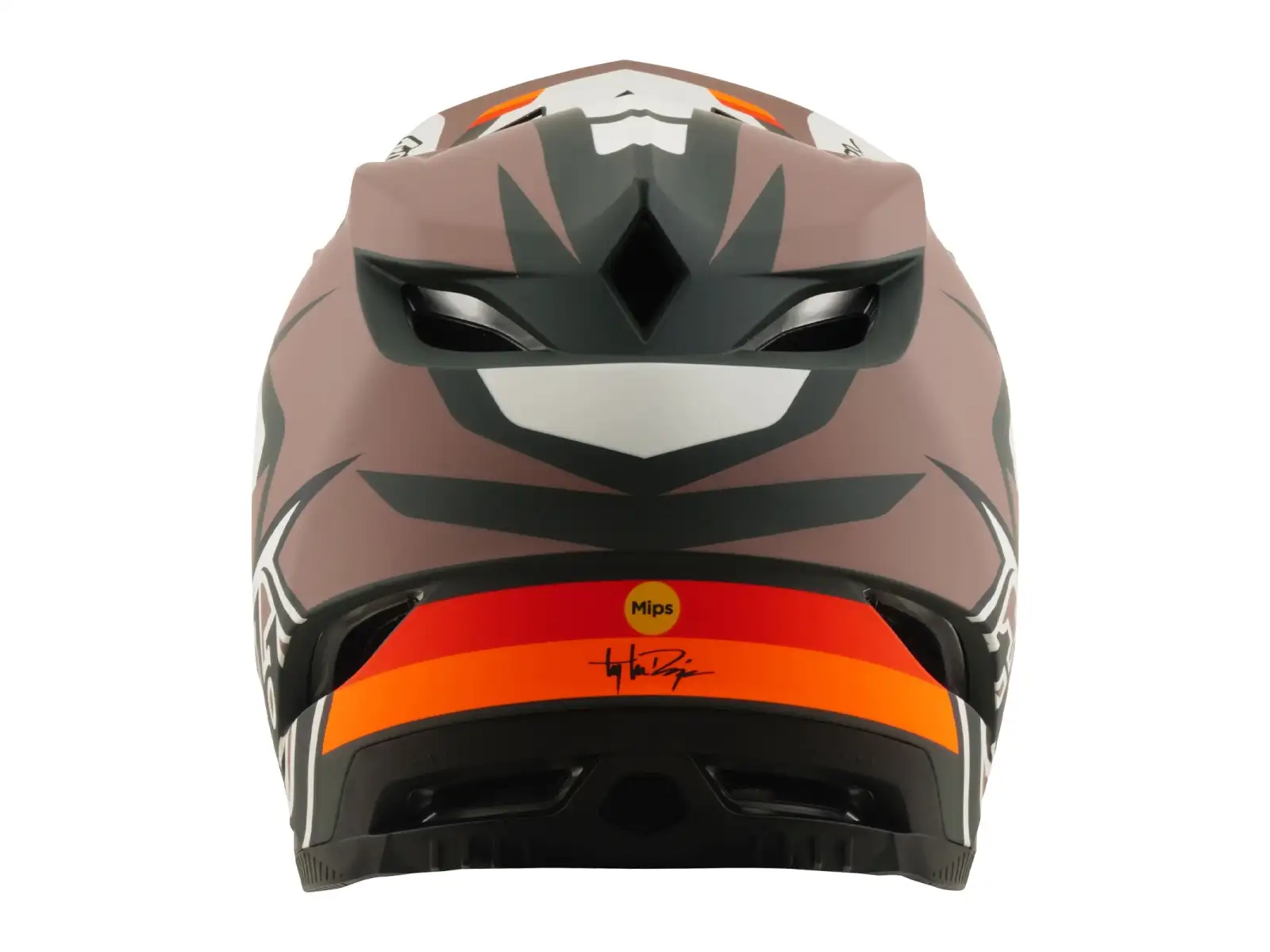 Troy Lee Designs D4 Polyacrylite MIPS kask Roamer Clay