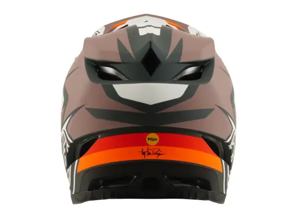 Troy Lee Designs D4 Polyacrylite MIPS kask Roamer Clay