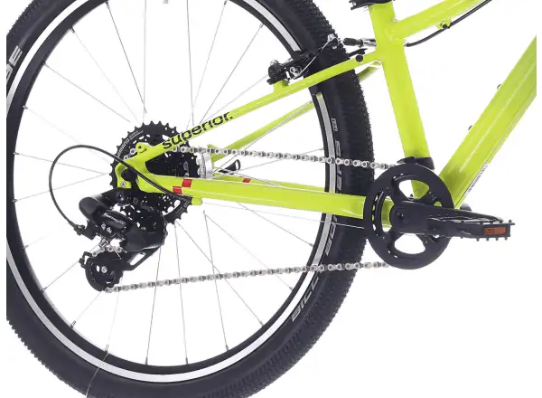 Superior RACER 24 rower dziecięcy Matte Radioactive Yellow