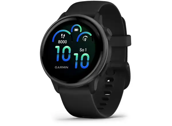 Garmin vívoactive 6 inteligentny zegarek Slate silikonowy pasek Black