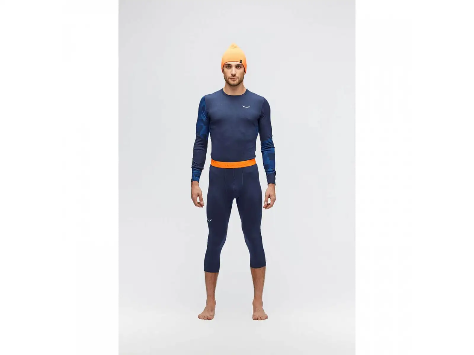 Salewa Cristallo Warm męska koszulka długi rękaw Navy Blazer