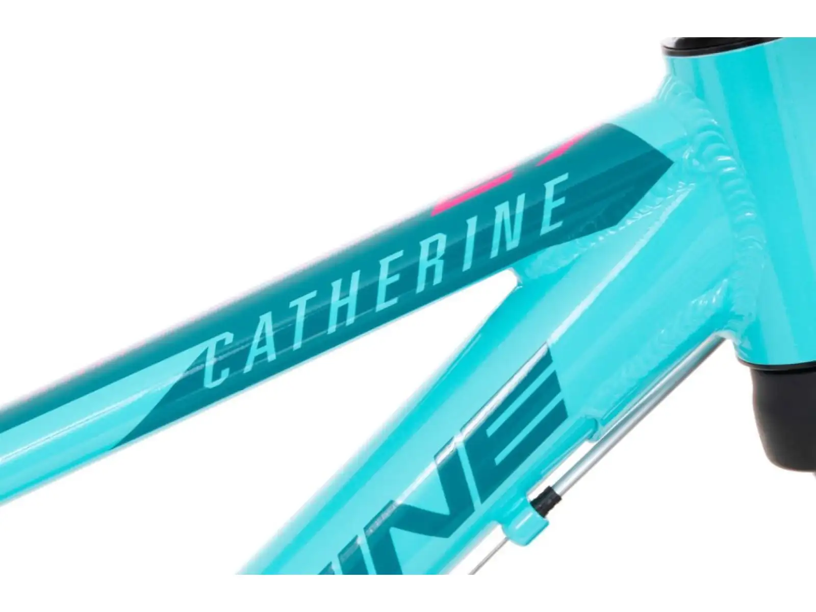 Rock Machine Catherine 27 rower dziecięcy Gloss Neon Blue/Petrol/Pink