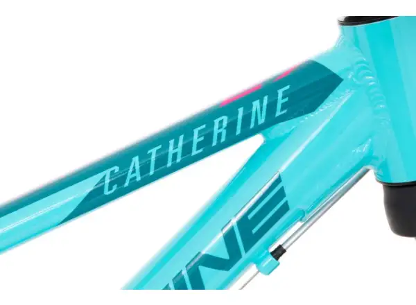 Rock Machine Catherine 27 rower dziecięcy Gloss Neon Blue/Petrol/Pink