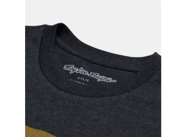 Troy Lee Designs Stamp koszulka z krótkim rękawem Black Heather