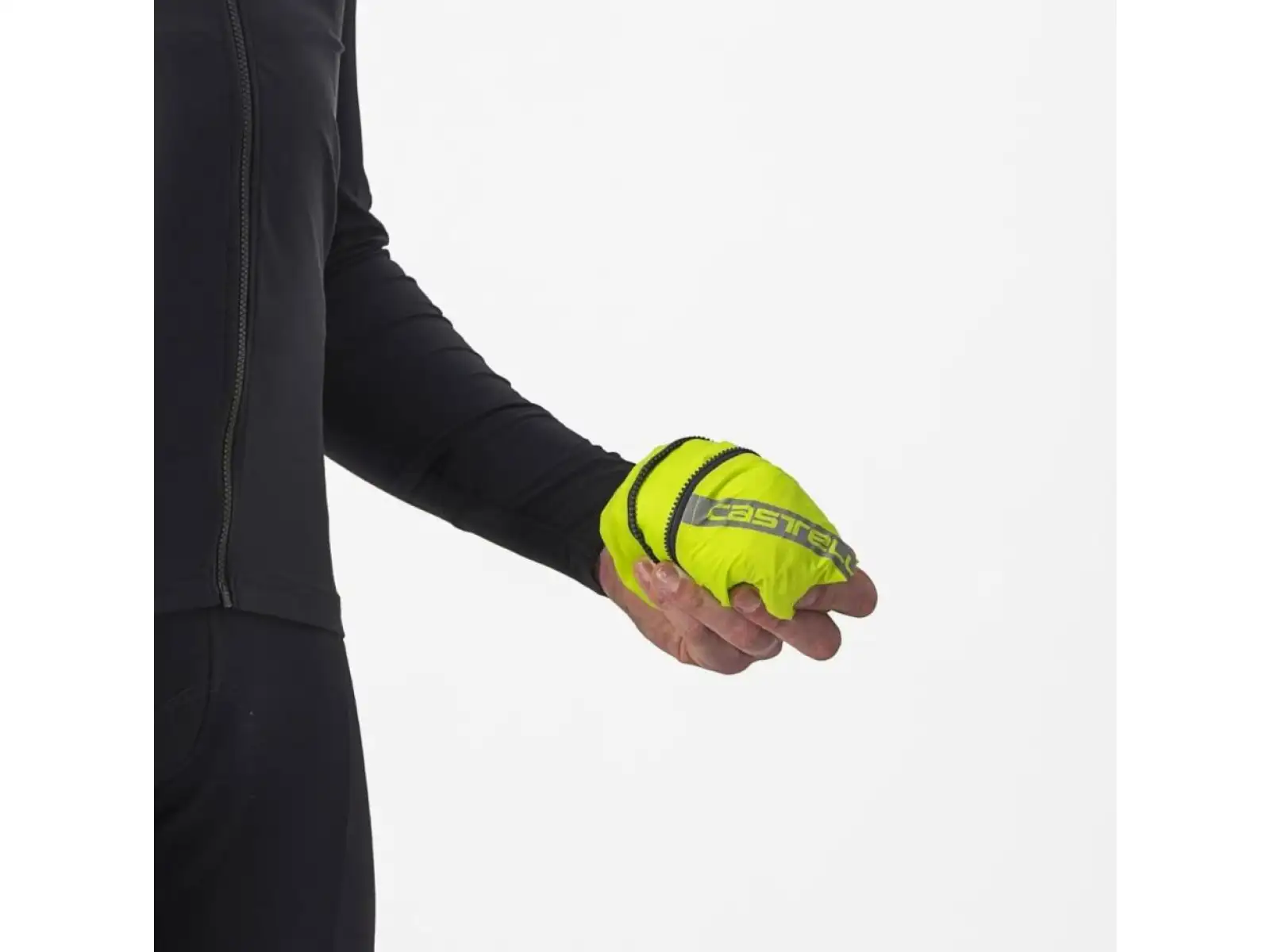 Castelli Squadra Stretch męska kurtka Electric Lime/Dark Grey