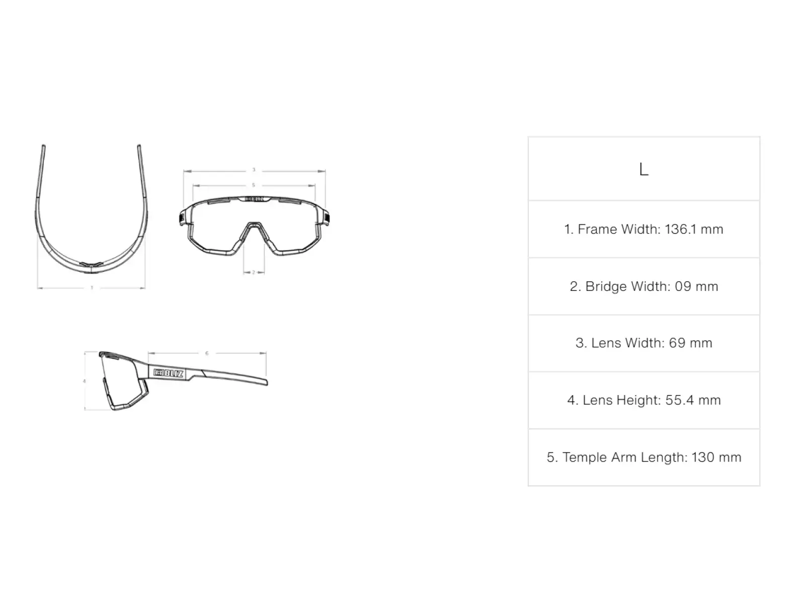 Bliz P002 okulary przeciwsłoneczne Matte White/Nano Optics Nordic Light Coral/Orange Blue Mult