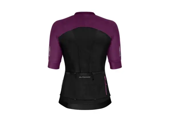 Superior Race damski dres krótki rękaw Carmen Violet