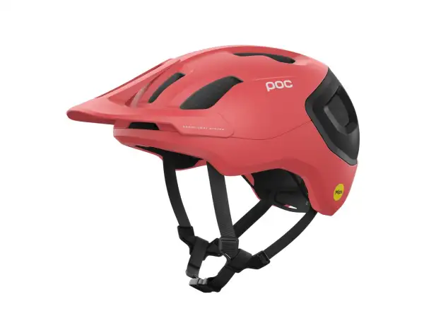 POC Axion Race MIPS kask Ammolite Coral/Uranium Black Matt