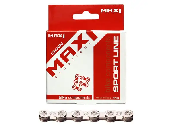 MAX1 łańcuch 10 rz. 116 ogniw srebrny