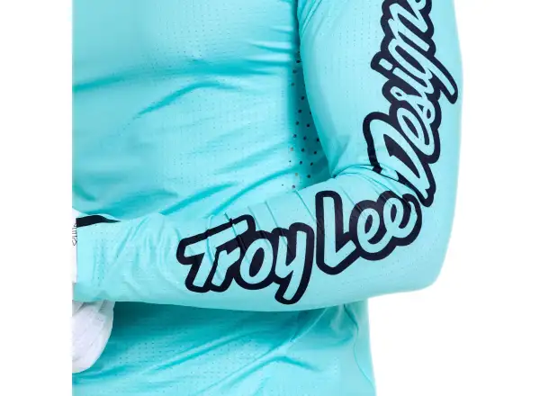 Troy Lee Designs Sprint Ultra męska koszulka z długim rękawem Mono Real Teal