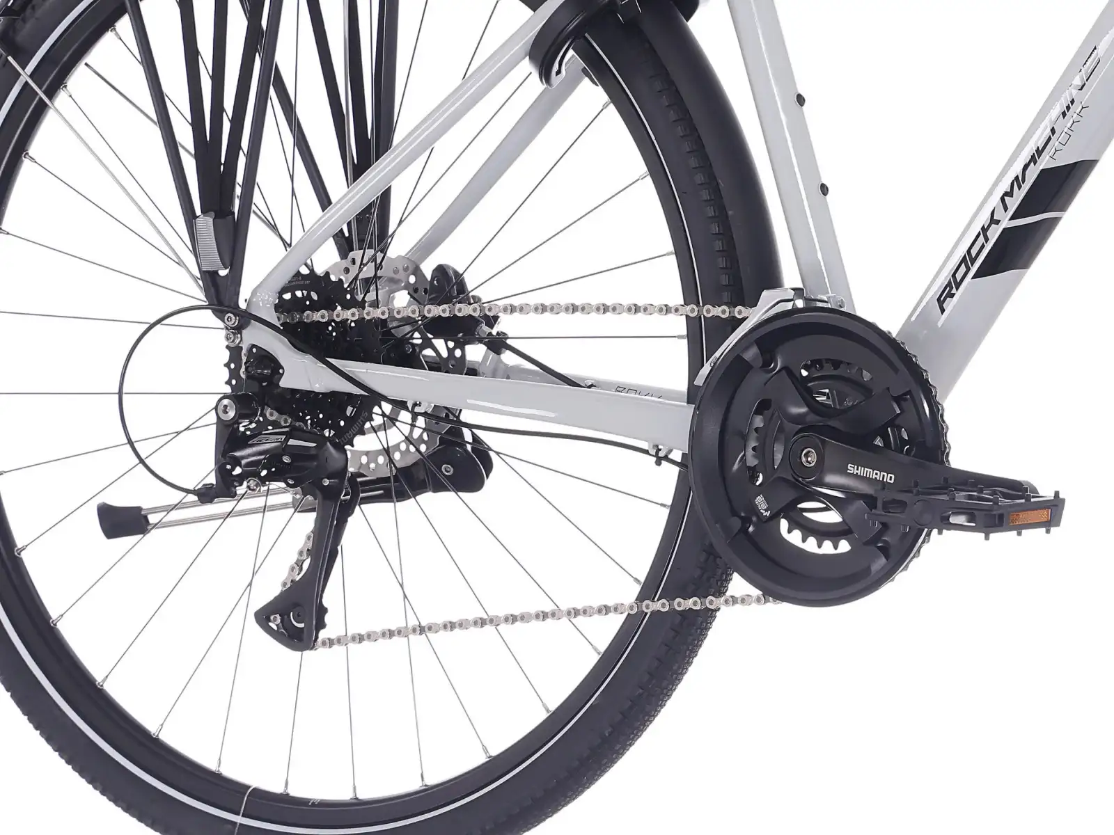 Rock Machine Rokk 40 rower trekkingowy Gloss Limerock Grey