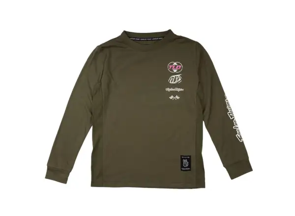 Troy Lee Designs Skyline Ride Tee dziecięca koszulka z długim rękawem Worldwide Caper