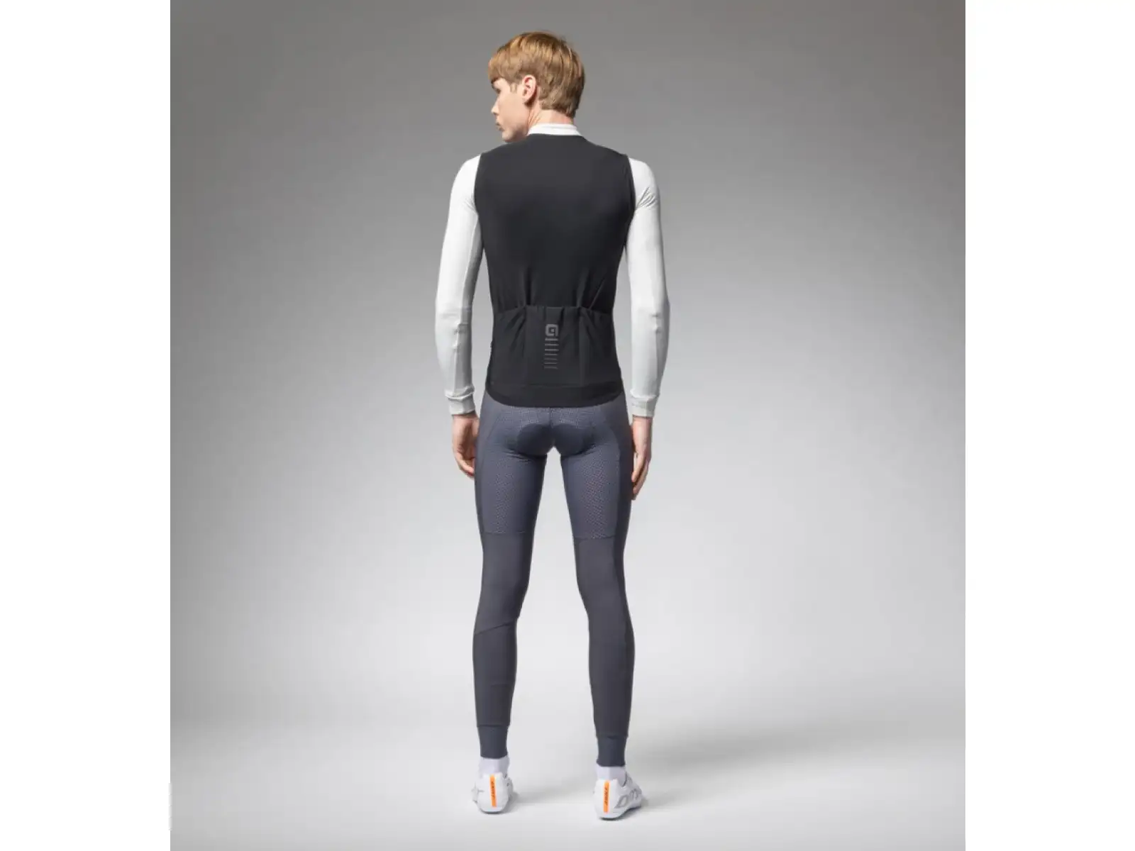 Alé PR-E Thermo 2.0 męska kamizelka rowerowa Black