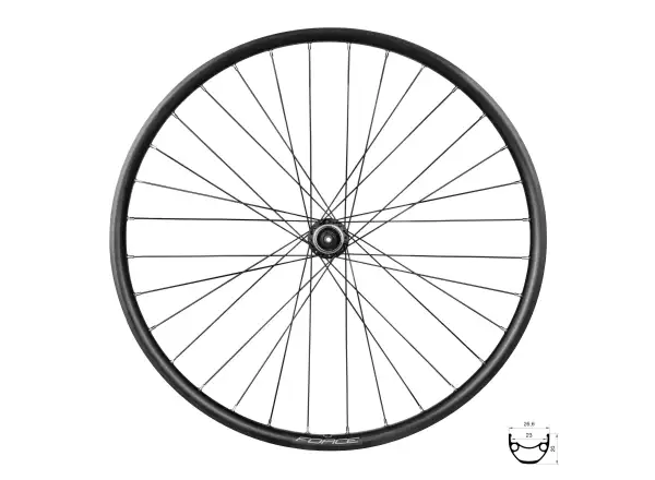 Force XC Disc 559x23 przednie zaplecione koło HBM475 36 otworów