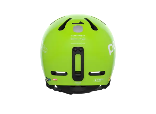 POC POCito Fornix MIPS dziecięcy kask narciarski Fluorescent Yellow/Green