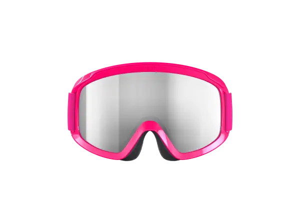POC POCito Opsin dziecięce gogle narciarskie Fluorescent Pink/Partly Sunny Silver