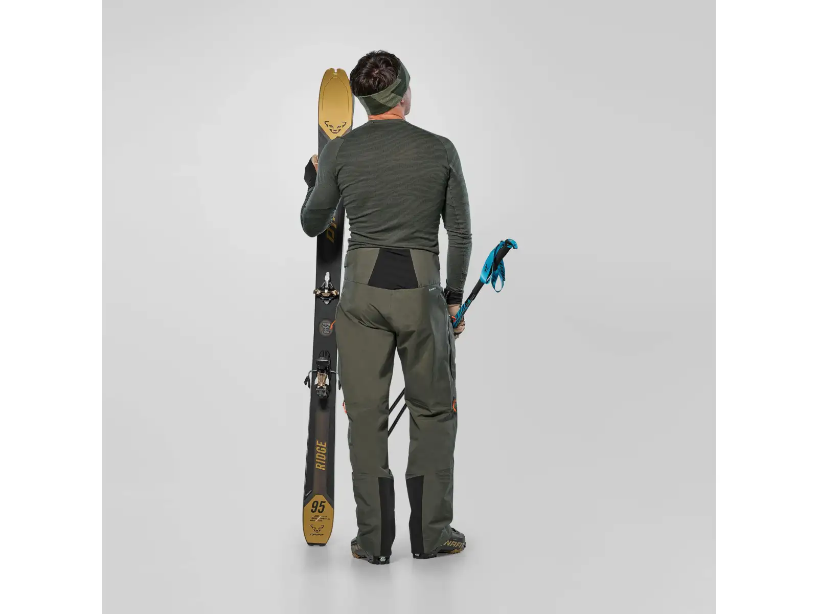 Salewa Sella 3L Powertex męskie spodnie Dark Olive