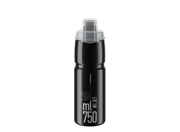 Elite Jet Plus bidon 750 ml czarny/szare Logo