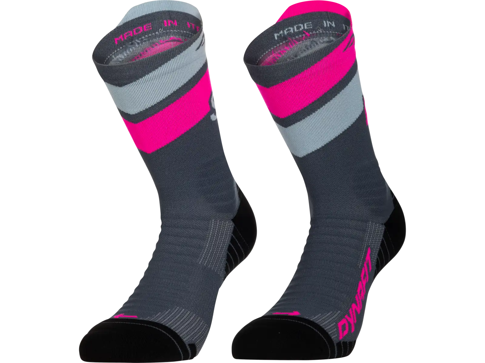 Dynafit Ultra Crew skarpetki do biegania Cinder/Pink Glo