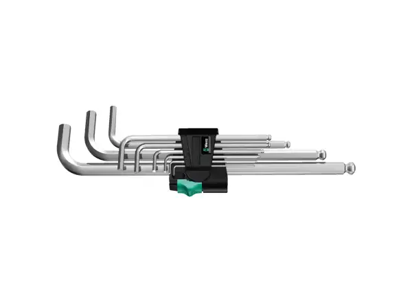 Wera 950/9 Hex-Plus 1 klucze imbusowe L chrom zestaw 9 szt.