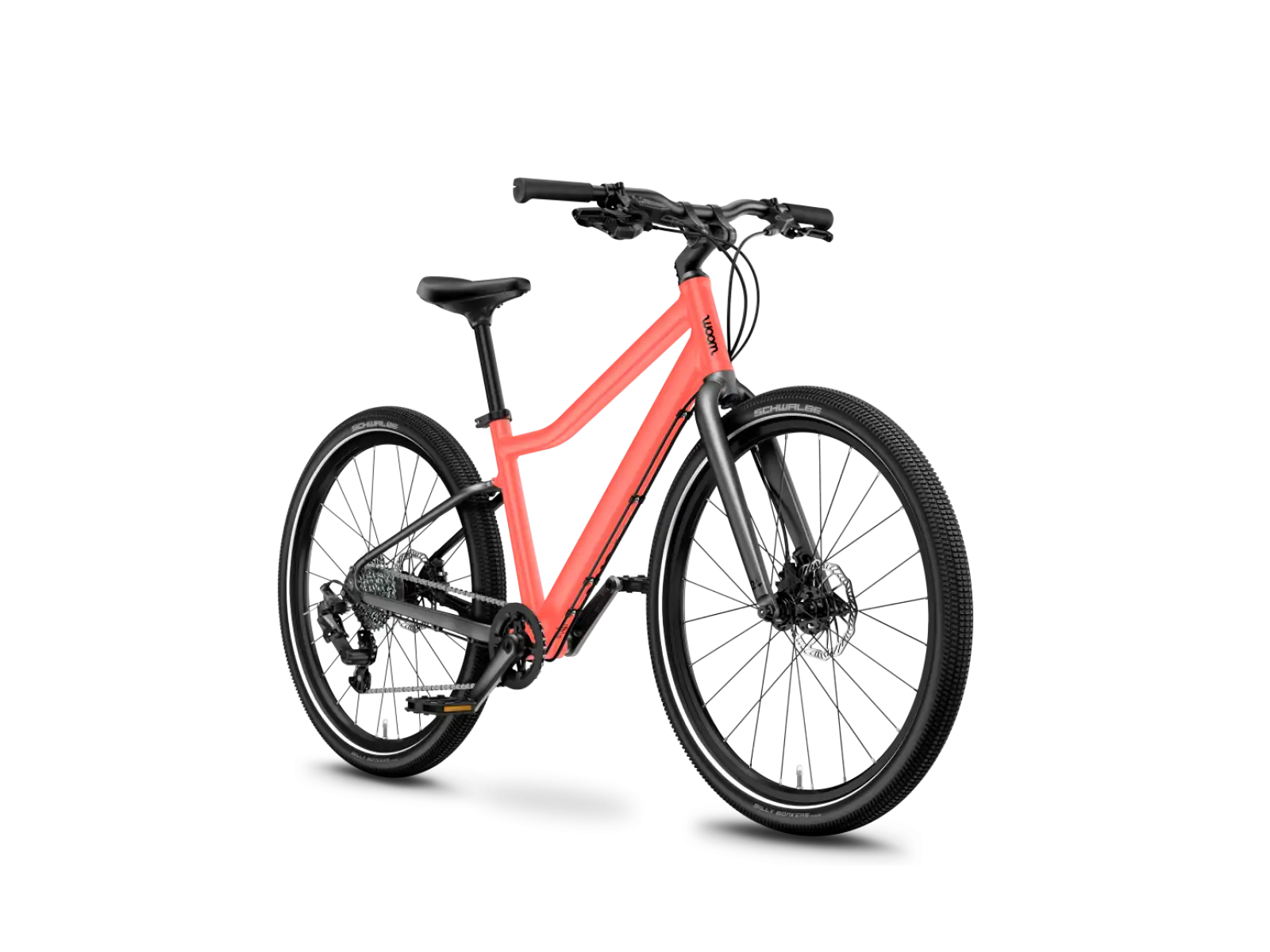 Woom 5 Explore rower dziecięcy 24" Neon Coral