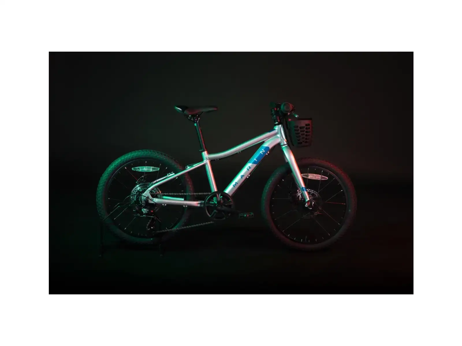 Force koszyk na kierownicę dziecięcy czarny