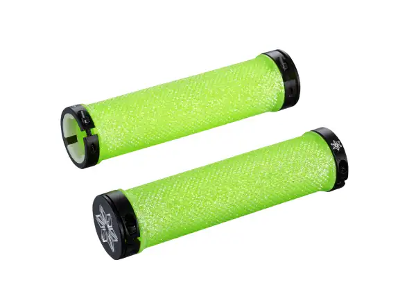 Supacaz Diamond Kush chwyty Neon Green/Black DH Star Ringz