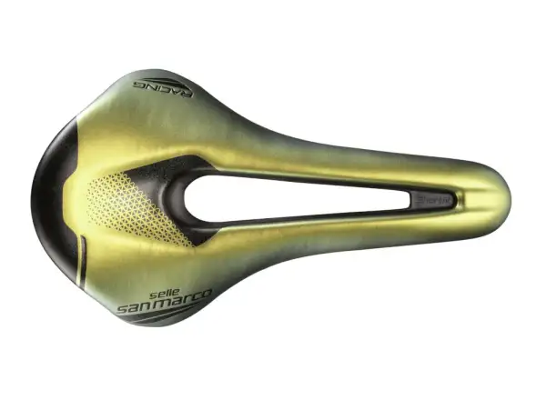 Selle San Marco Shortfit 2.0 Open-Fit Racing Wide siodełko Iridescent Gold