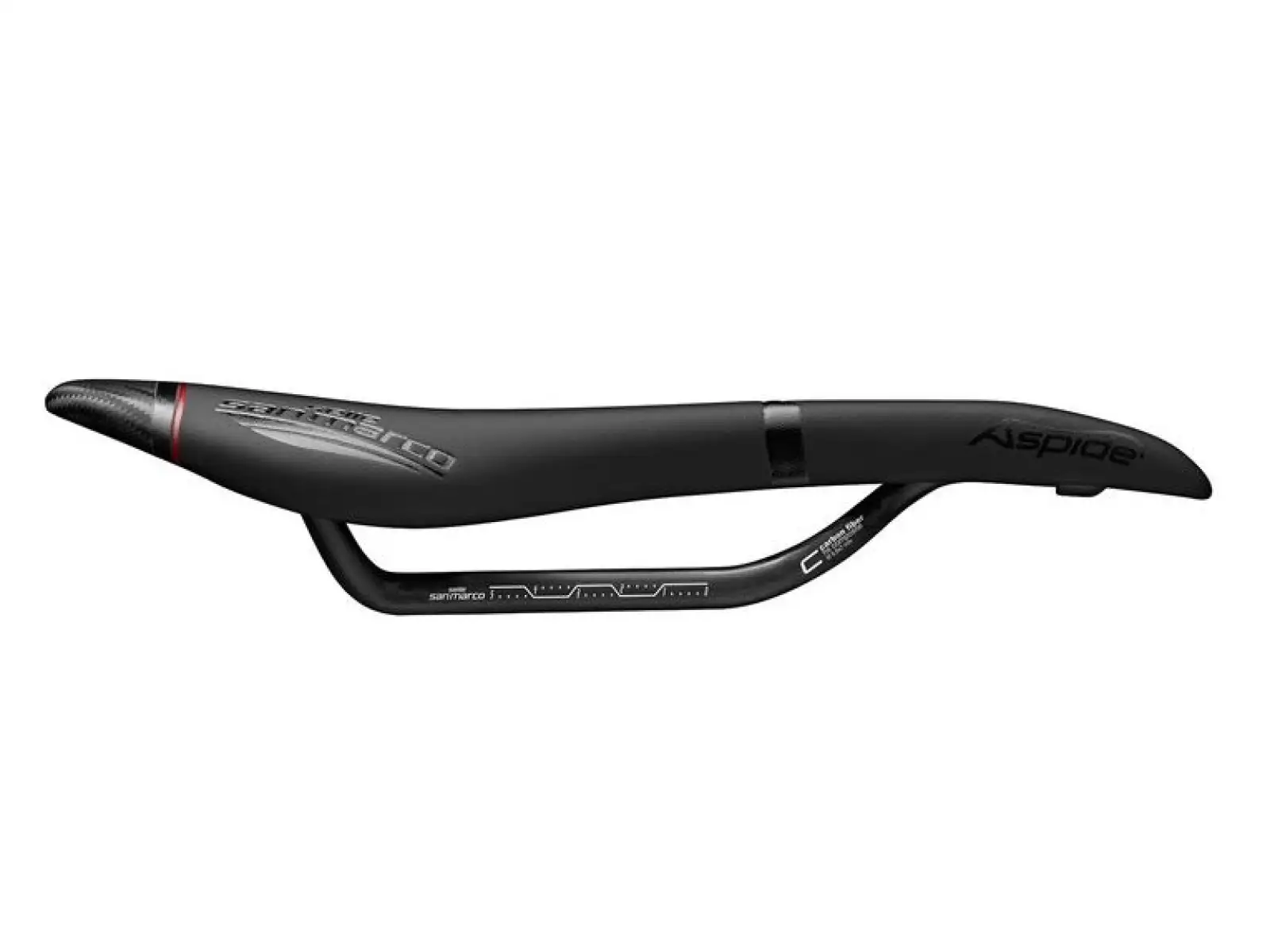 Selle San Marco Aspide Open-Fit Carbon FX Narrow siodło (black/black) 2020