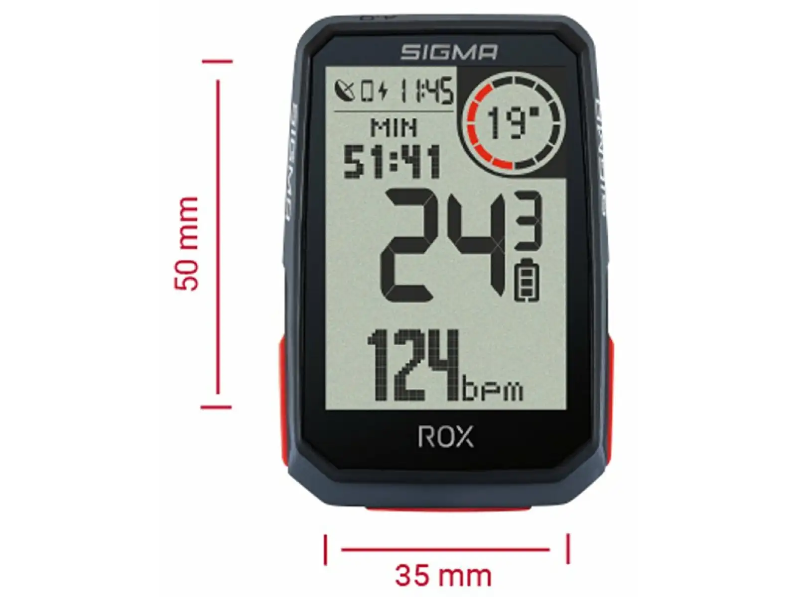 Sigma ROX 4.0 GPS computer SET z czujnikami czarna