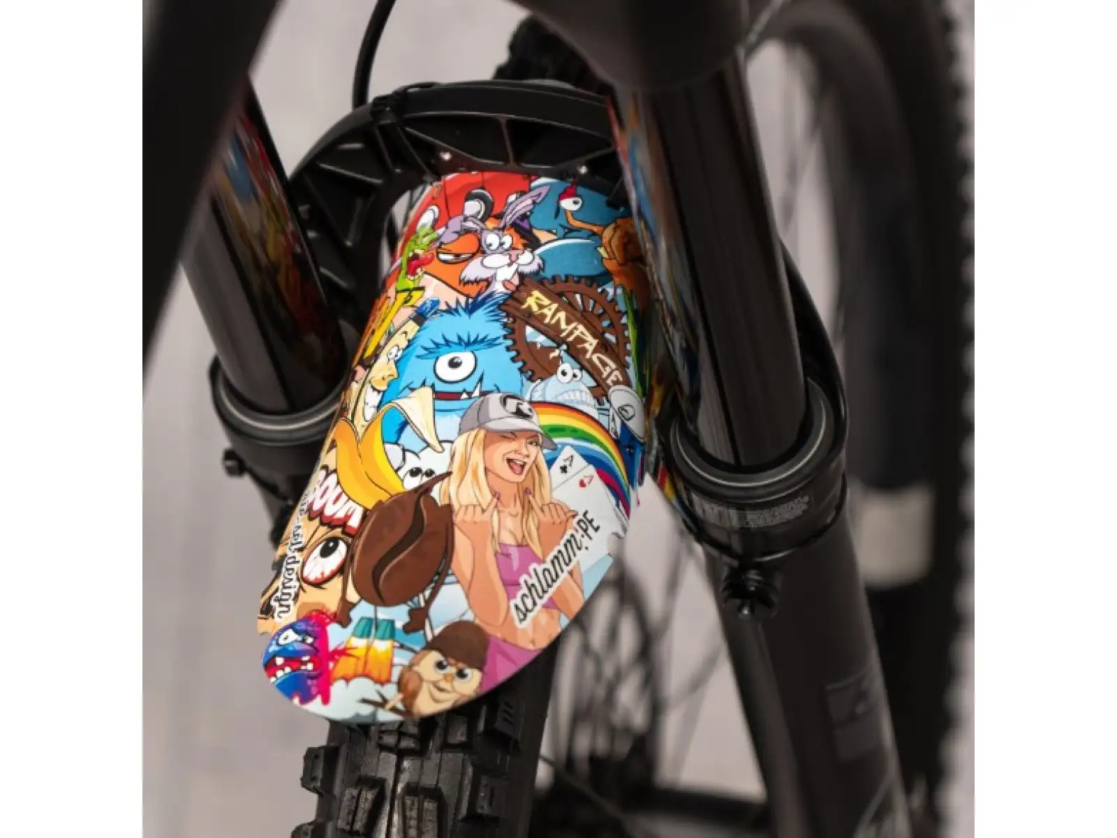 Rie:sel Design Schlamm:PE błotnik Stickerbomb Eyecatcher