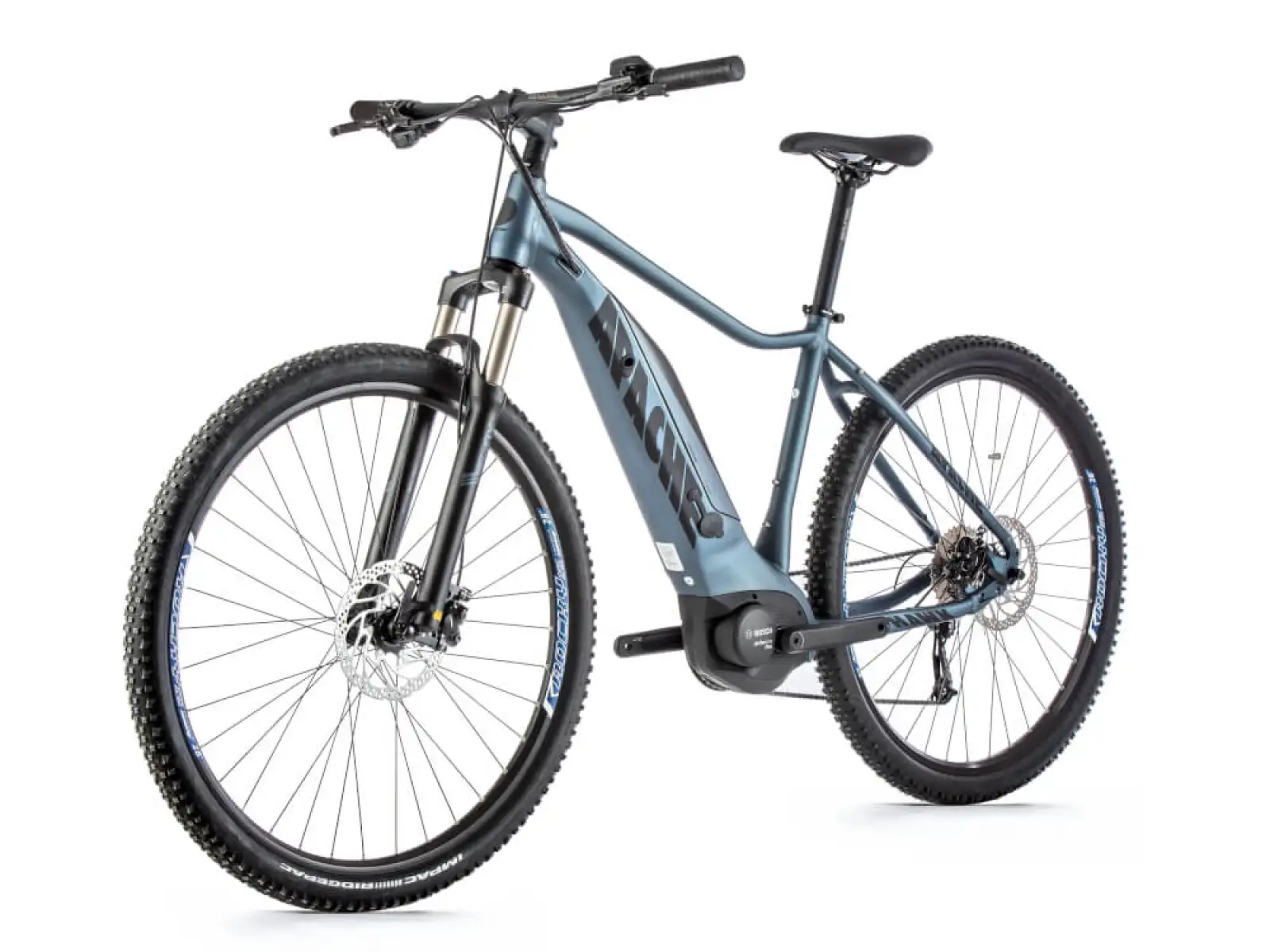 Apache Hawk Bosch 3 Active Line Metal Blue męski rower górski elektryczny