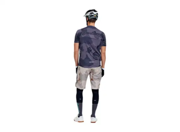 Troy Lee Designs Skyline Pro męska koszulka rowerowa krótki rękaw Flow Camo Carbon